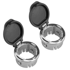 2PCS Cigarette Lighter Power Outlet Socket Cap Plug Cover Set 25793816 20983936