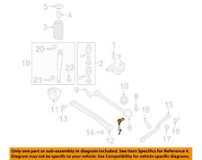 CHRYSLER OEM 18-23 Gladiator-Upper Cntrl Arm Bolt 6512084AA
