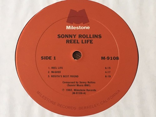 SONNY ROLLINS - Reel Life ~ MILESTONE 9108 {nm orig} w/DeJohnette, Broom RARE - Imagen 5 de 6
