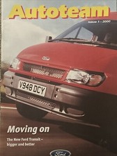 The Ford Transit Autoteam Range Car Sales Brochure Collectable 2000