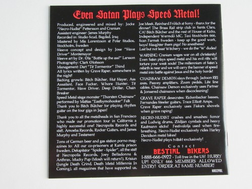 CRANIUM Speed Metal Sentence CD 1999 SPEED/THRASH SELTEN ORIGINAL 1. PRESSUNG!!! - Bild 3 von 12