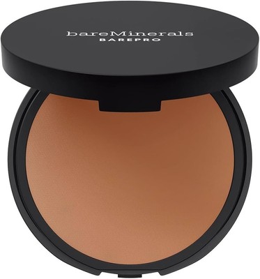 BareMineral BAREPRO 16HR Skin-Perfecting Powder Foundation Medium Deep 45 Warm