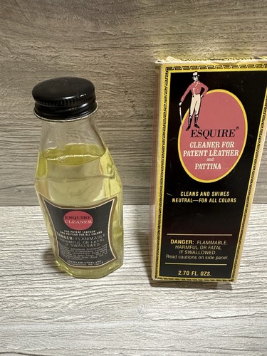 VINTAGE ESQUIRE LEATHER CLEANER BOX And Product *See Details*