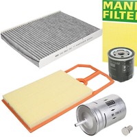 Mann-Filter Filter Filtersatz Aktivkohlefilter FüR VW Caddy III Golf V 1.4