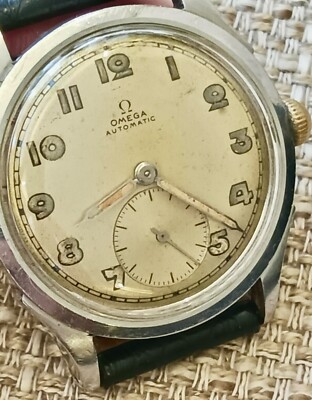 ✅ OMEGA Bumper Automatic 2375 RARE VINTAGE 1942-1943 WW II Era ✅
