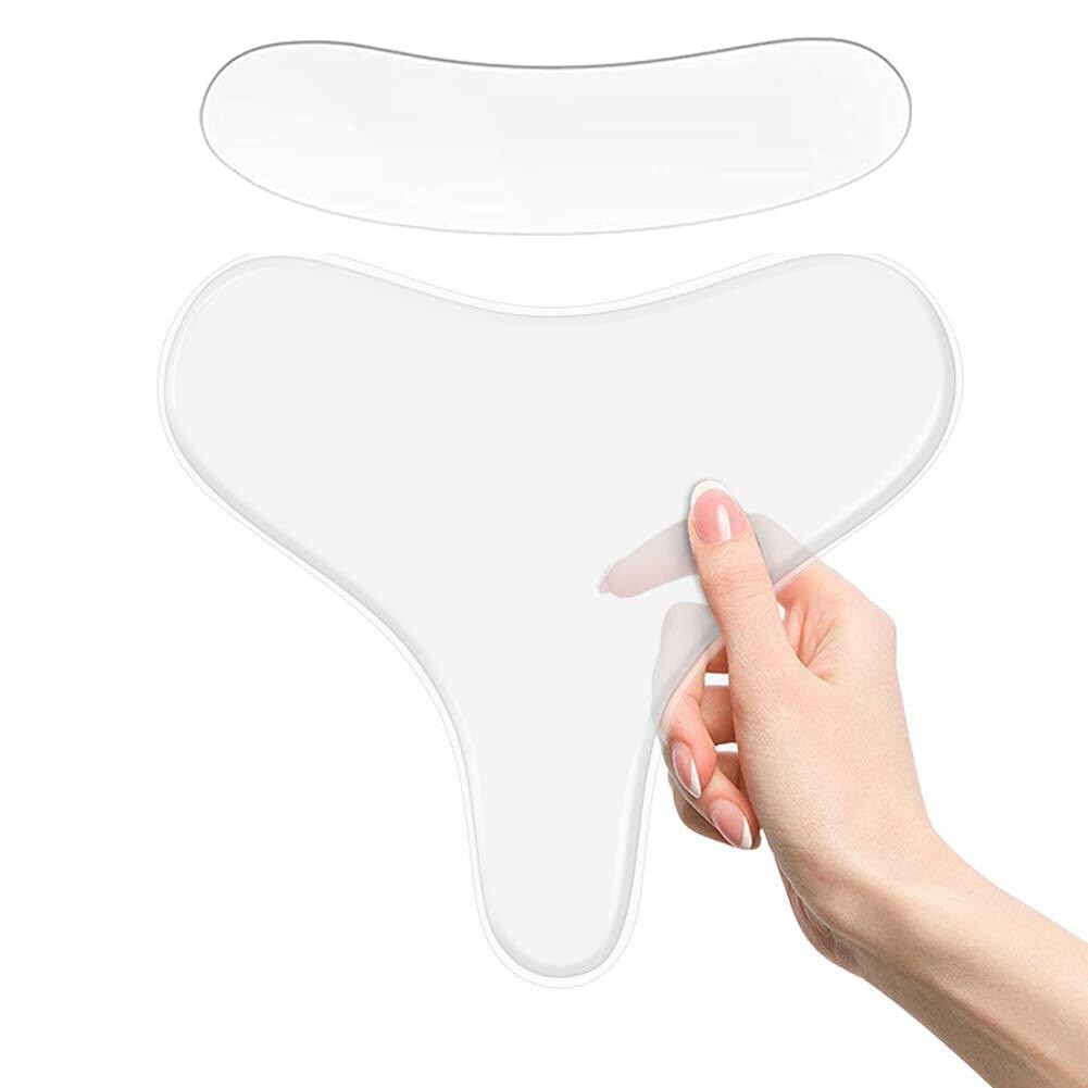 2PcsReusable Chest Patches Removing Silicone Anti-Wrinkle Skin Care Sticker USA