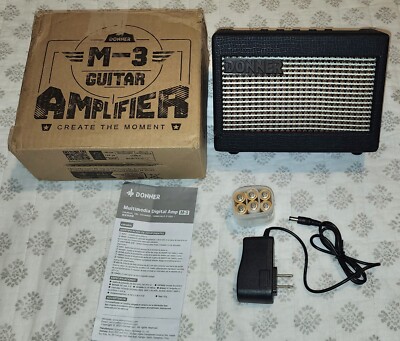 Donner M-3 Mini Electric Guitar Multimedia digital Amplifier - Pre Owned