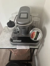 Bartesian 55300 Premium Cocktail Machine Gray Home Bar Drink Mixer System TESTED