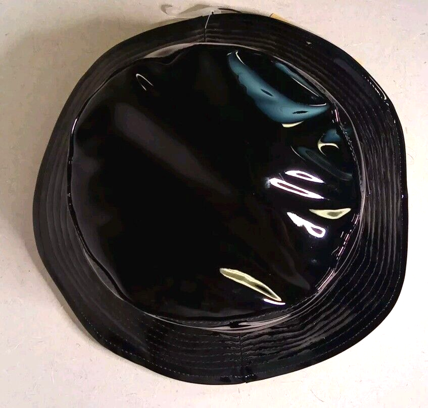 NYC Madden Logo Corduroy Patent Leather Waterproof/Sun Bucket Hat One