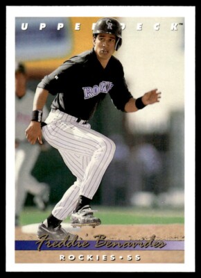 1993 Upper Deck #732 Freddie Benavides Colorado Rockies