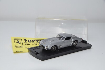 B2 1:43 MODELL BOX FERRARI 250 GT 1956-57 SCAGLIETTI MET. GRAU NMIB
