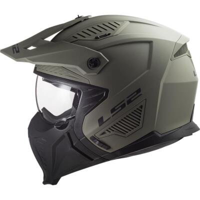 LS2 OF606 SAND DRIFTER DEVOR MODULAR OPEN FACE MOTORBIKE HELMET  FREE DARK VISOR