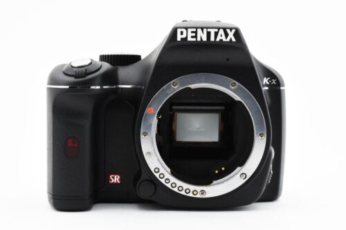 Pentax k-x 12.4 Caméra SLR Numérique Mp Noir Corps Excellent Testé #2114374 - Picture 1 of 11