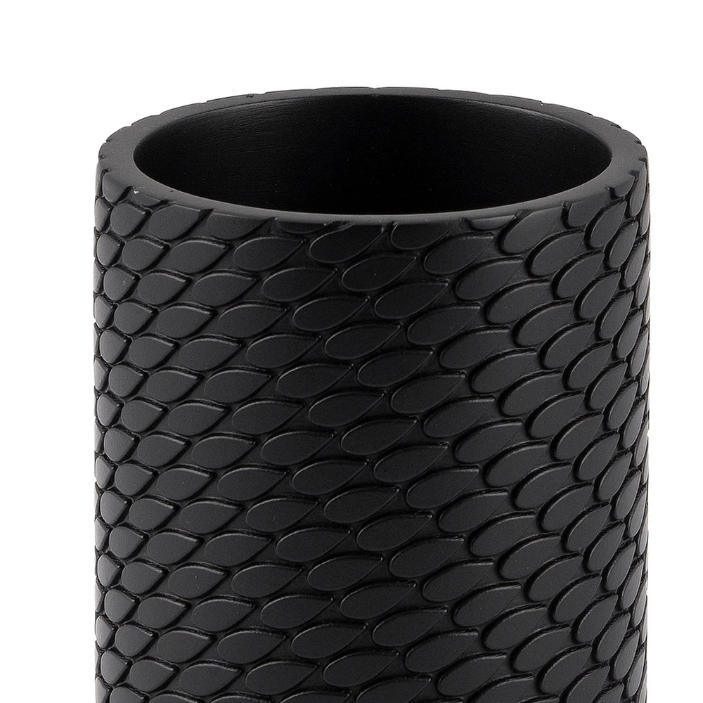 Tumbler Black/gold Geometric Modern Contemporary Resin Single Piece