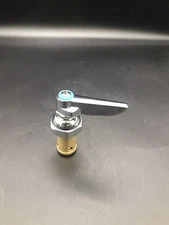 T&S 002713-40 Eterna Spindle Assembly Cold Lever with Handle and Screw - Chrome