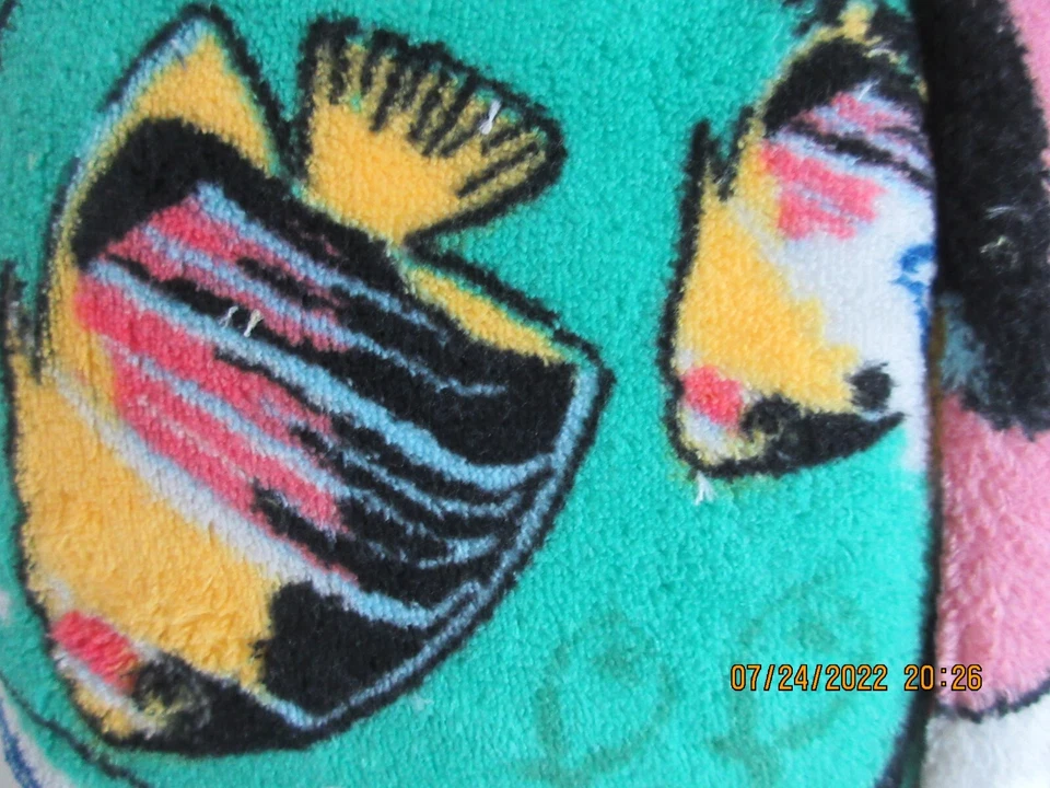 VERA BRADLEY TRAVEL BLANKET (CUBAN STAMPS) (RETIRED) - Image 4 of 4