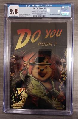 CGC 9.8 Do You Pooh? #1 Raiders of the Lost Pooh Metal Edition A