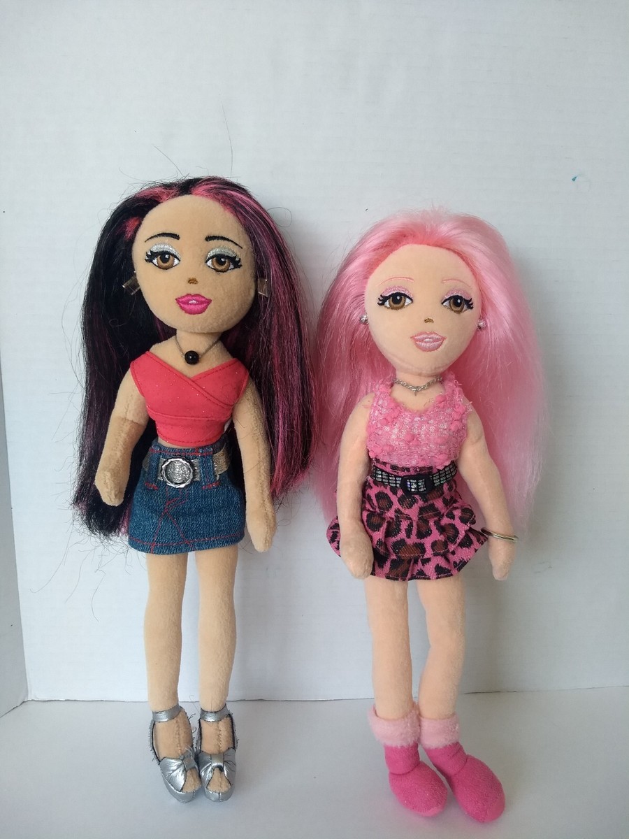 Lot of 2 TY 2007 Girlz Dolls,Sizzlin Sue and Supercool Serena