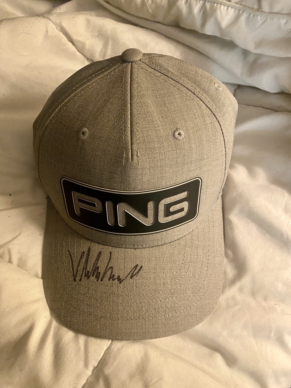 Viktor Hovland Autographed Signed Ping Golf Hat PGA Beckett Coa 