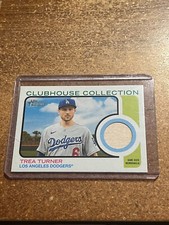 2022 Topps Heritage Baseball Clubhouse Collection Relic # CC-TT Trea Turner