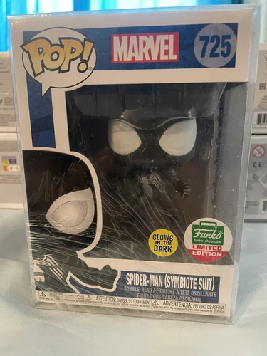 NUEVO Traje Simbionte Funko POP 725 Marvel Spider-Man - Figura Limitada Brilla en la Oscuridad