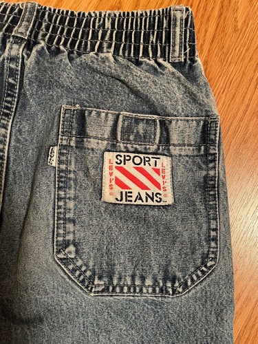 Vintage Boys Levis Sport Jeans 1990s Size 14 Very Cool!! - Picture 4 of 8