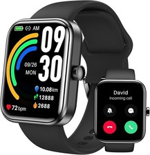 TOZO Smart Watch Bluetooth 5.3 Answer/Make Call Full Touch Fitness Smartwatch