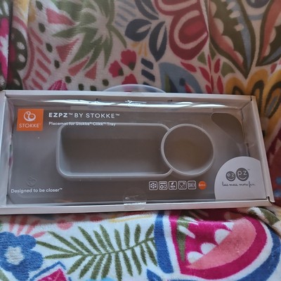 EZPZ by Stokke Child Seat Placemat Soft Grey For Clikk Tray