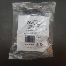 CDW 7-Foot Cat5e Network Patch Cable Black RJ45M/M 7' Ft UTP Cord