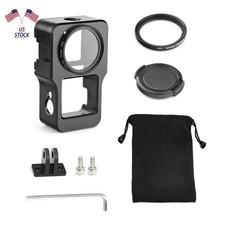 Aluminum Alloy Frame w/ Lens Cover/Base/Screw/Wrench For DJI Action 2 Camera