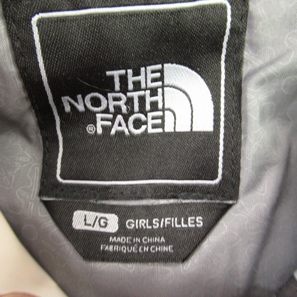 Abrigo North Face Niñas Grande Manga Larga Bolsillos Ligero Marfil Con Capucha 550 Foto 4 de 4
