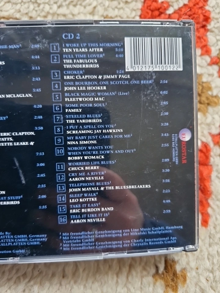 Back to Blues (30 tracks, 1990) John Lee Hooker, Eric Clapton, Muddy Wa.. [2 CD] - Bild 3 von 3