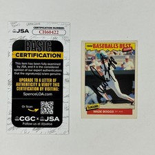 Wade Boggs Cards, Rookie Cards and Autographed Memorabilia Guide 41