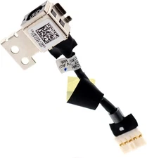 AC DC Power Jack Socket Connector Charging Port DC-in Cable Harness Black 