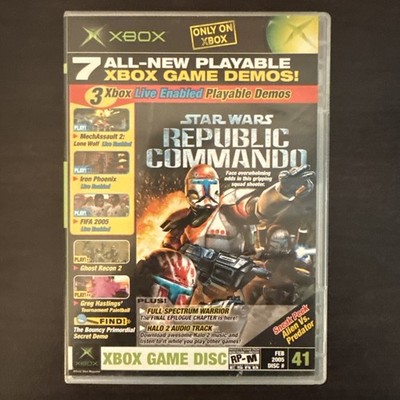 Official Xbox Magazine Demo Disc #41 FEB 05 Microsoft Xbox, 2005 Commando