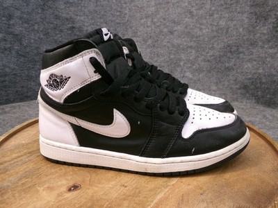 Nike Air Jordan 1 Retro High OG Mens Size 8 Black White Panda 2.0 Sneakers Shoes