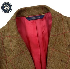 Mint 40 R Brooks Brothers 1818 Regent Brown Heavy English Knit Windowpane Tweed