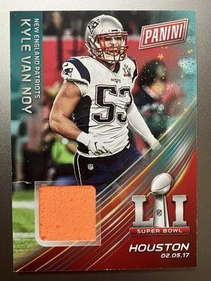 #ad 2017 Panini Black Friday Super Bowl LI Game Used Pylon Kyle Van Noy Patriots EX $12.00