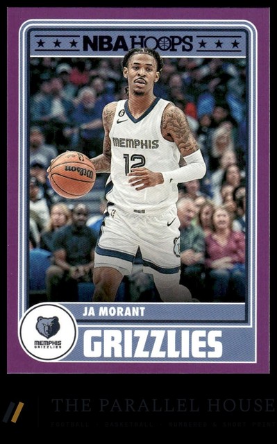 2023-24 Hoops #281 Ja Morant Purple