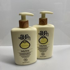 2X Sun Bum Daily Body Sunscreen Moisturizing Lotion 50 SPF 8 Fl Oz Exp 03-27+ 3.24 per gallon