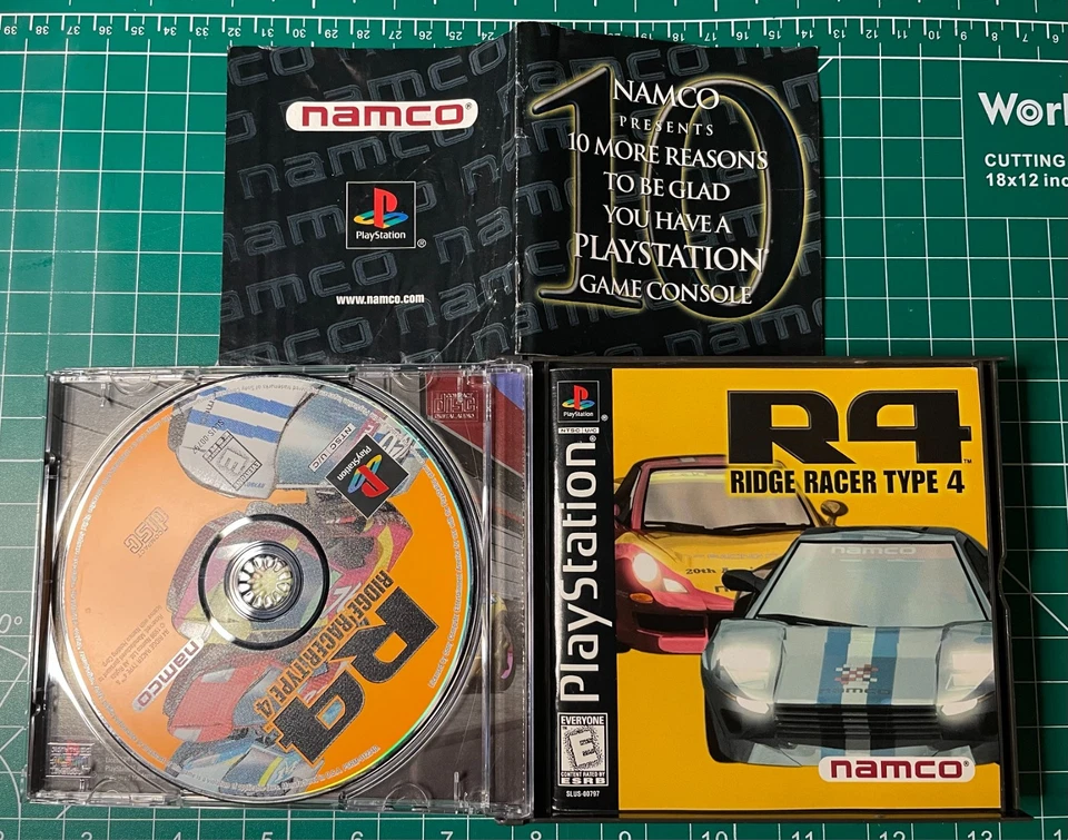R4: Ridge Racer Type 4 (Sony PlayStation 1) 1999 CIB TESTED - Image 3 of 4