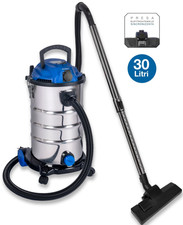 ASPIRAPOLVERE ASPIRA SOLIDI E LIQUIDI ASPIRALIQUIDI INOX 30LT BIDONE ASPIRATUTTO
