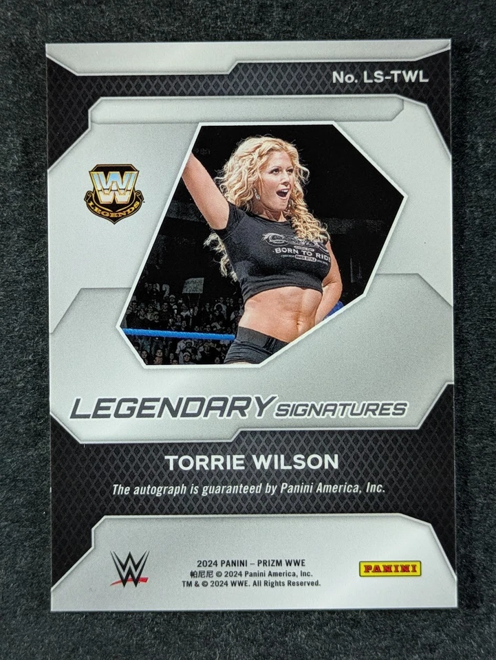 2024 Panini Prizm TORRIE WILSON Auto Legendary Signatures Diva #LS-TWL - Image 2 of 3