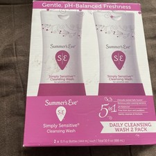 Summers Eve Cleansing Wash, Simply Sensitive 15 Oz Pack of 2 