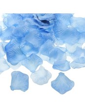 2000 Rose Petals Artificial Flower Petals Fake Silk Gradient Blue Wedding Romant