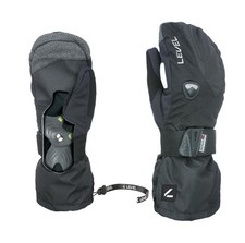 Level Fly Men's Ski and Snowboard Gloves with Cuff and Adjustable Strap,
