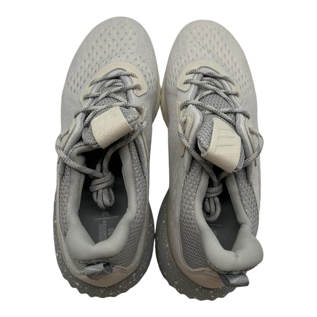 Adidas Reigning Champ x Alphabounce Shoes Mens Sz 11 Chalk‎ Grey Sneakers CG5328 Ash Pearl Alphabounce Chalk White Adidas Reigning Champ X  main image 4