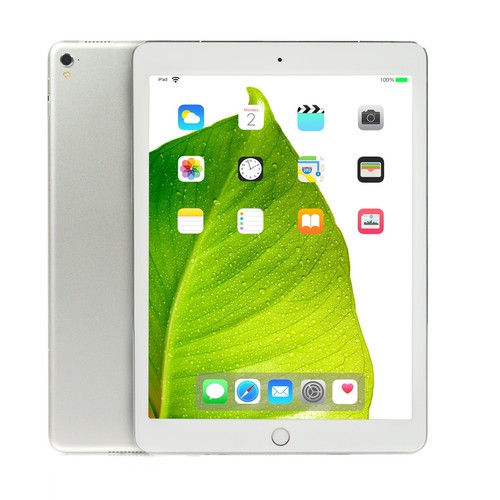 Apple iPad Pro 9.7" 2016 Silver 128GB Wi-Fi Touch Tablet MLMW2LL/A A1674 - B - Picture 1 of 9