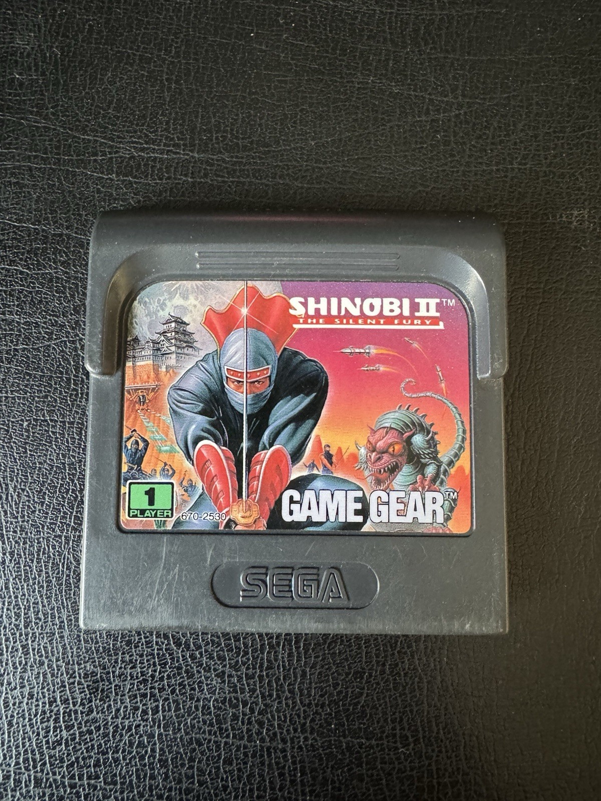 Jeu Shinobi II The Silent Fury Pour Sega Game Gear - Version PAL EUR - Loose En Très Bon état