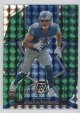 2022 Panini Mosaic Rookies Green Mosaic Prizm Aidan Hutchinson #320 13m8